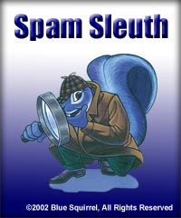 antispam antivirus software Spam Sleuth for windows detects spam and eliminates it before it gets to your InBox